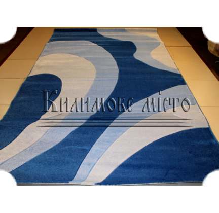 Synthetic carpet Friese Gold 7108 blue - высокое качество по лучшей цене в Украине.